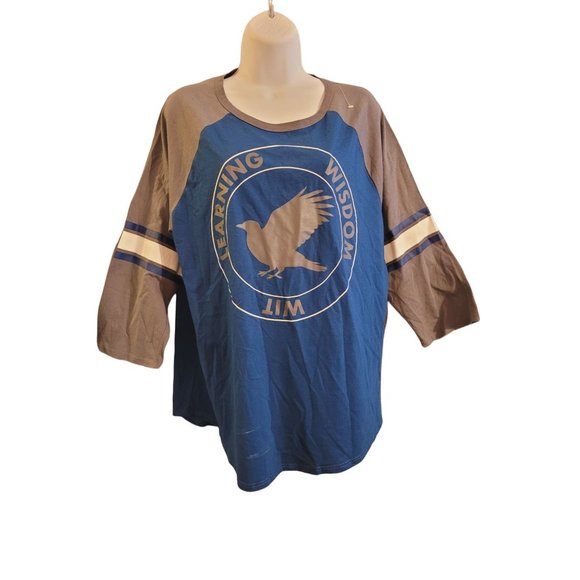 HOT TOPIC Harry Potter Ravenclaw Girls Athletic Raglan NWT Size XL - Picture 6 of 6